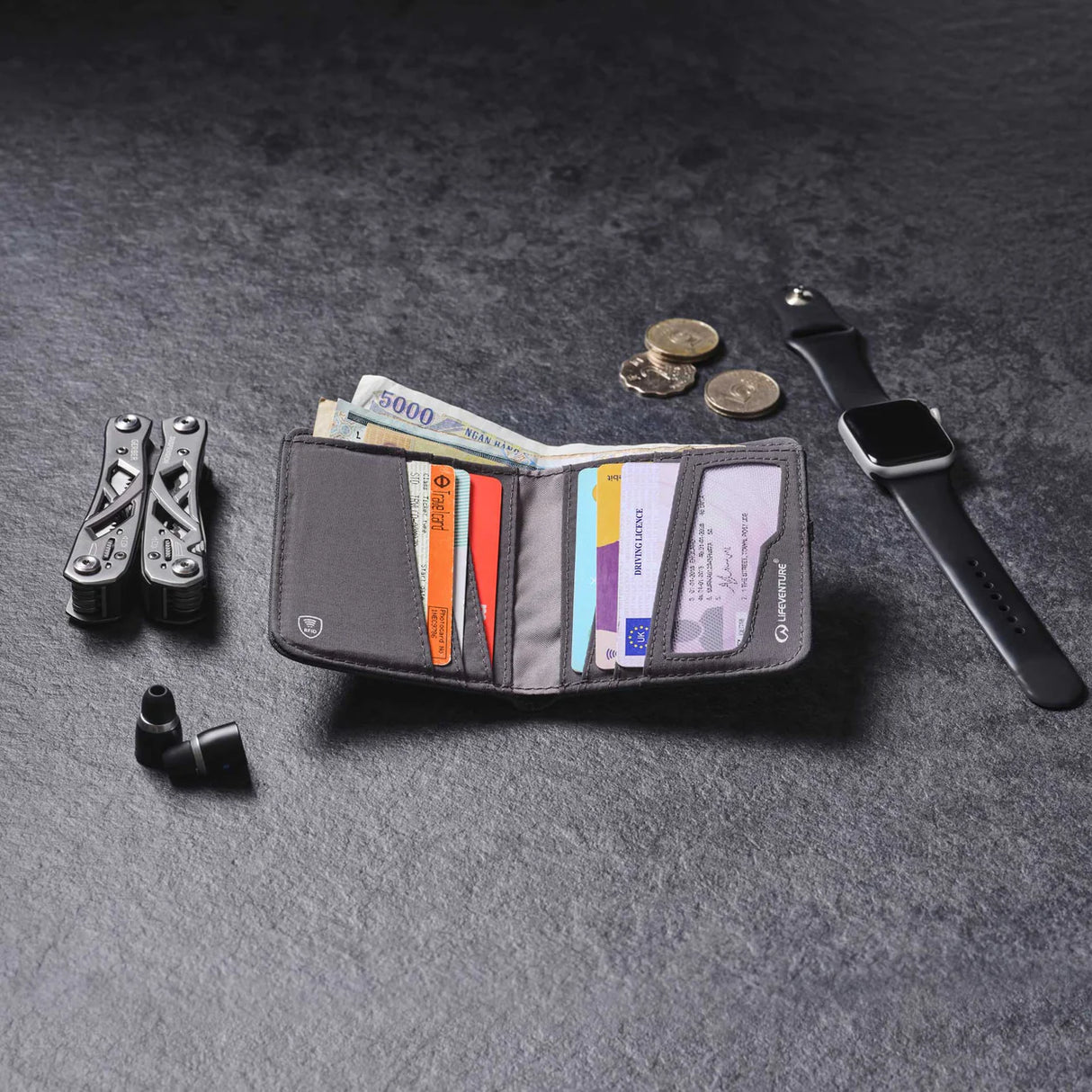 LIFEVENTURE RFID Compact Wallet