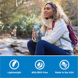 Nalgene Wide Mouth Sustain Water Bottle, 1 Litre