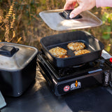 Square Cookware Frying Pan with Storage Bag