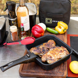 Square Cookware Frying Pan with Storage Bag