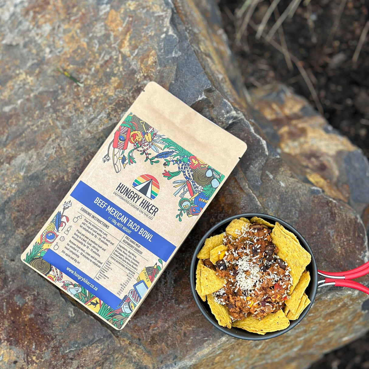 Hungry Hiker Dehydrated Beef Mexican Taco Bowl, 400g