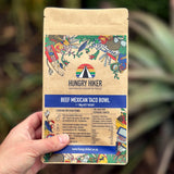 Hungry Hiker Dehydrated Beef Mexican Taco Bowl, 400g