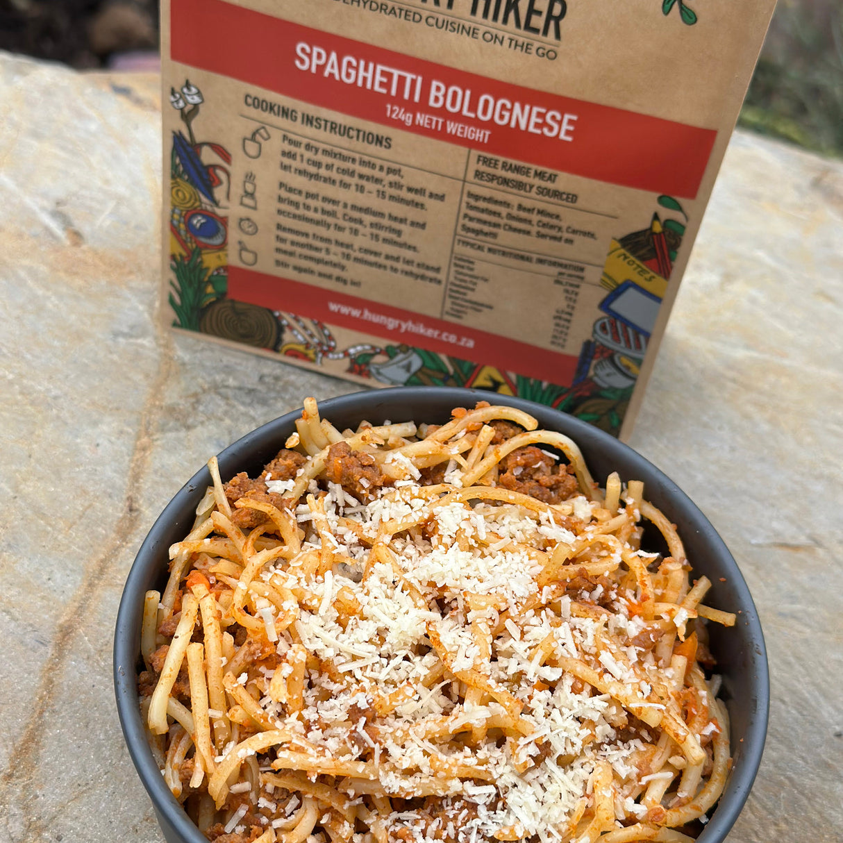 Hungry Hiker Dehydrated Spaghetti Bolognese, 400g