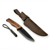 BeaverCraft Nightfall Bushcraft Knife with Leather Sheath