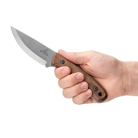 BeaverCraft Wild Harvest Bushcraft Knife with Leather Sheath