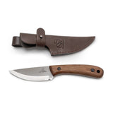 BeaverCraft Wild Harvest Bushcraft Knife with Leather Sheath