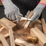 BeaverCraft Walnut Carving Blocks, Set of 10