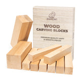 BeaverCraft Alder Carving Blocks, Set of 10