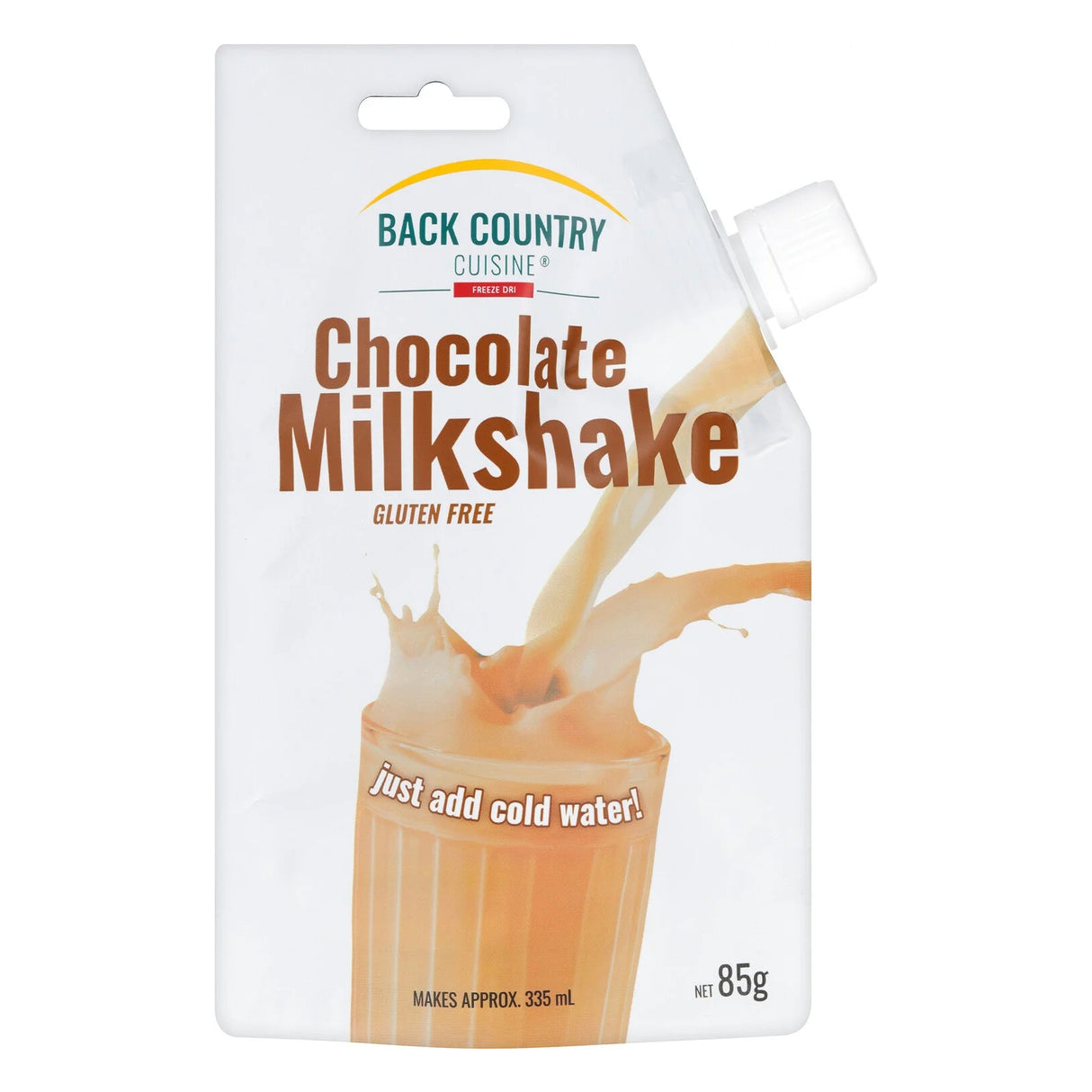 Back Country Cuisine Freeze Dried Chocolate Milkshake, 335ml