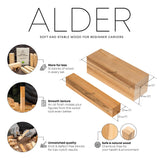 BeaverCraft Alder Carving Blocks, Set of 10