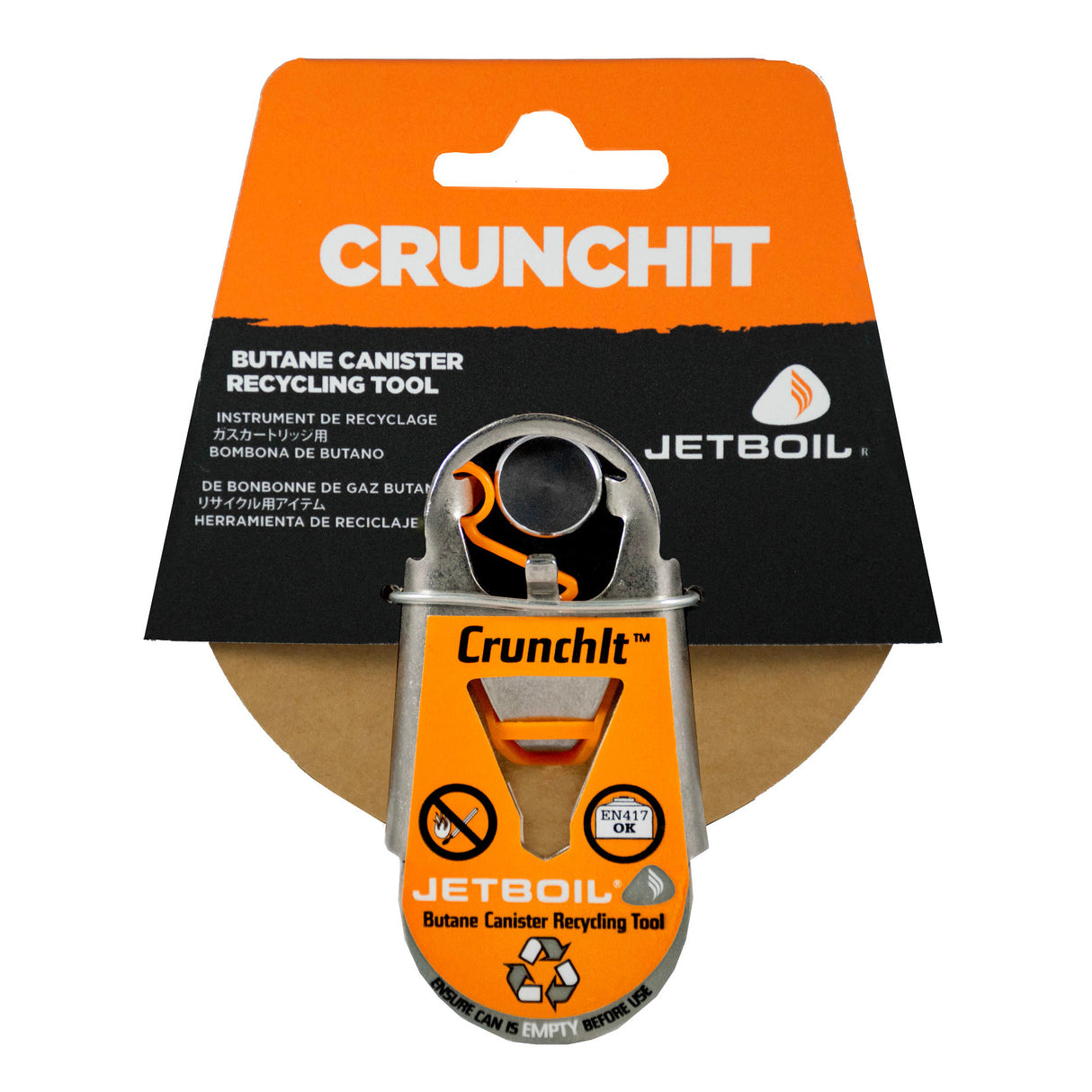 Jetboil Crunchit Fuel Canister Recycling Tool