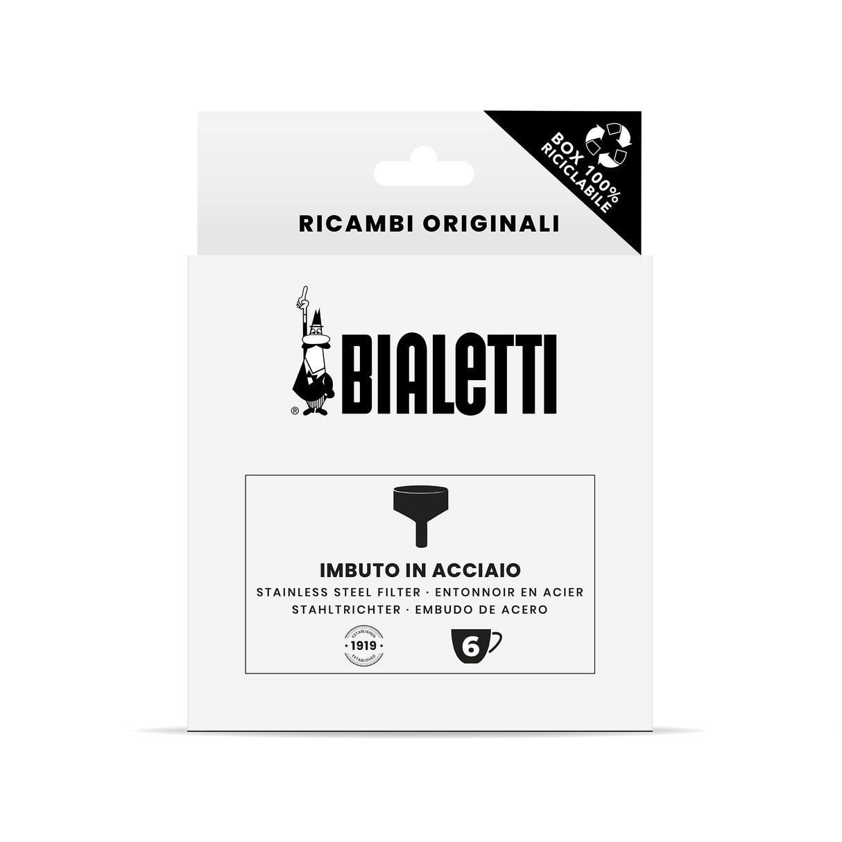 Bialetti Venus Replacement Stainless Steel Funnel