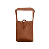 Ticket to the Moon Lightweight Foldable Eco Bag Medium in copper, shown open and empty with long shoulder straps