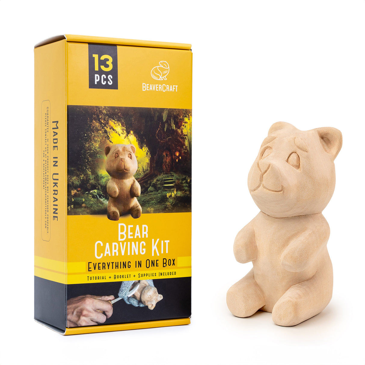BeaverCraft Bear Carving Kit
