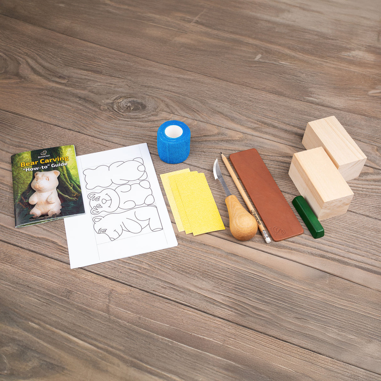 BeaverCraft Bear Carving Kit