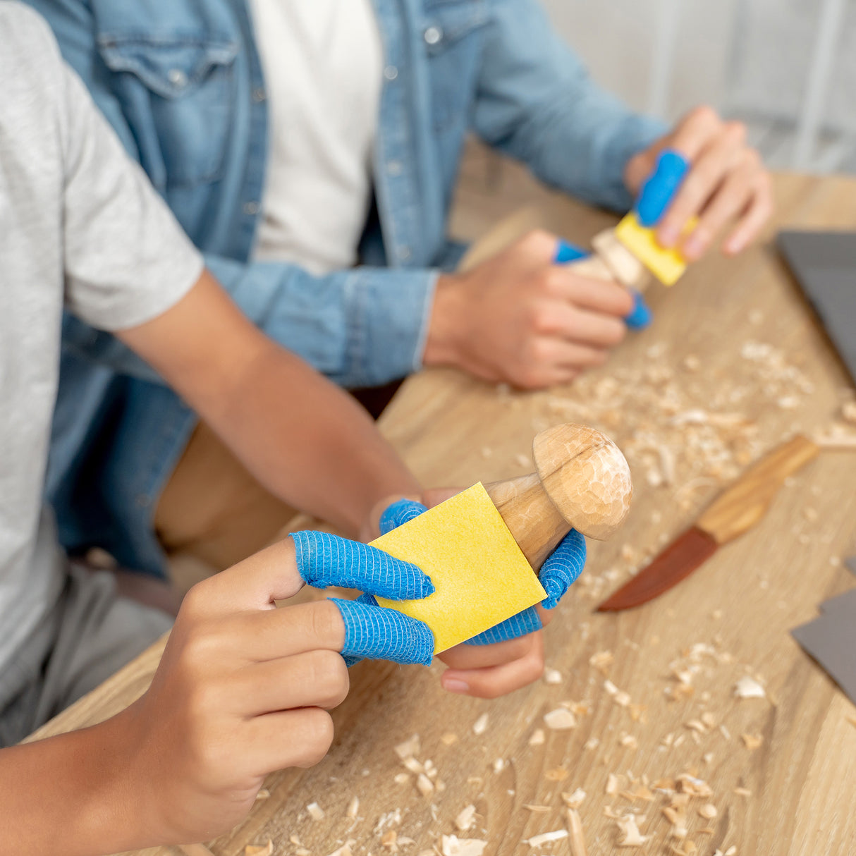 BeaverCraft Family Fun Mushroom Carving Kit, Set for 2 Carvers