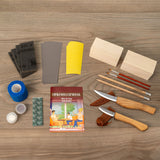 BeaverCraft Family Fun Mushroom Carving Kit, Set for 2 Carvers