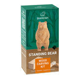 BeaverCraft Standing Bear Carving Kit