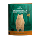 BeaverCraft Standing Bear Carving Kit