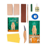 BeaverCraft Standing Bear Carving Kit