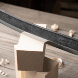 BeaverCraft Hand Forged Debarking Drawknife with Leather Sheath