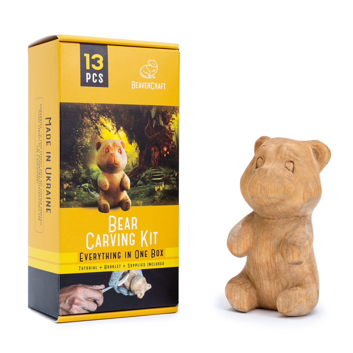 BeaverCraft Bear Carving Kit