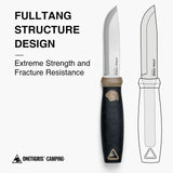 OneTigris Trail Forge Fixed Blade Camping Knife