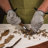 BeaverCraft 10 Piece Deluxe Wood Carving Set in Genuine Leather Tool Roll