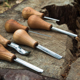 BeaverCraft 6 Piece Palm Chisel Set