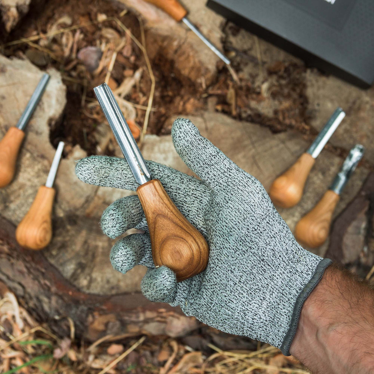 BeaverCraft 6 Piece Palm Chisel Set