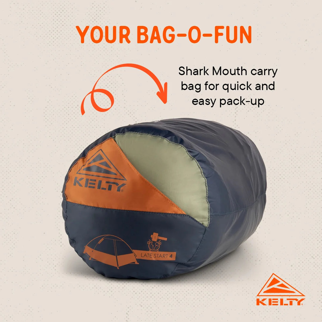 Kelty Late Start 4 Backpacking Tent