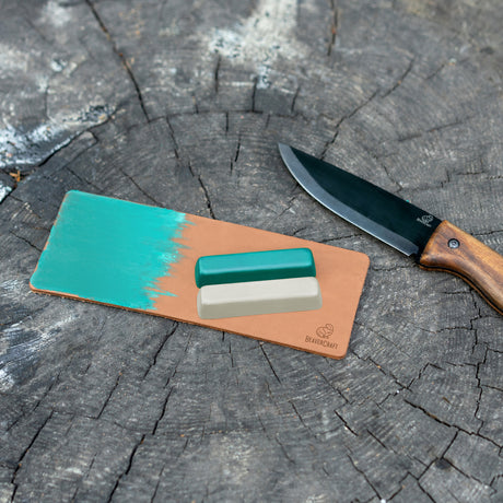 BeaverCraft Leather Strop with Honing & Polishing Compounds