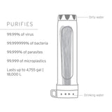 LifeStraw Peak Series Gravity Water Purifier with Virus Removal, 8 Litre