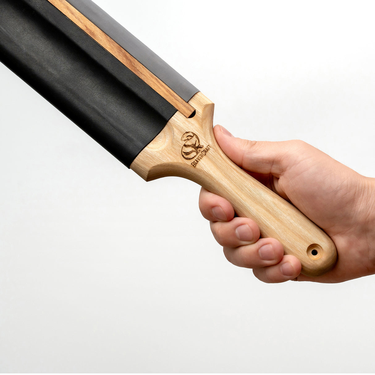 BeaverCraft Dual Sided Paddle Strop for Hook Knives & Gouges