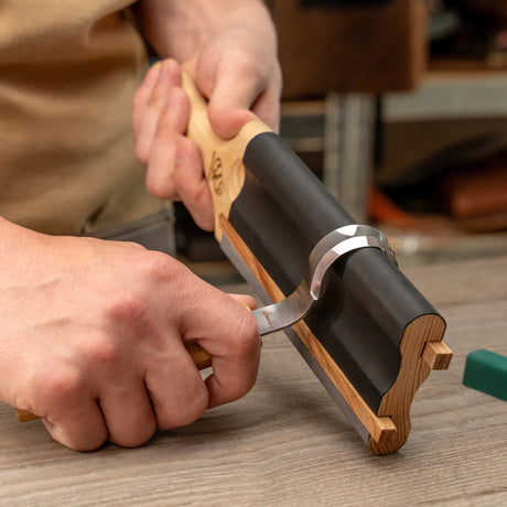 BeaverCraft Dual Sided Paddle Strop for Hook Knives & Gouges