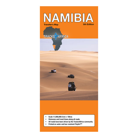 Tracks4Africa Namibia Traveller's Map, Edition 5