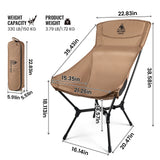 OneTigris Oasisflex High Back Camping Chair