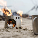 Petromax Stainless Steel Cooking Pot & Stove, 750ml