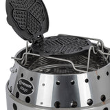 Petromax Cast Iron Rotating Waffle Iron with Stand