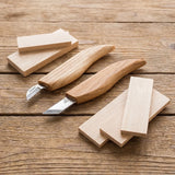 BeaverCraft 4 Piece Beginner Chip Carving Knife Set
