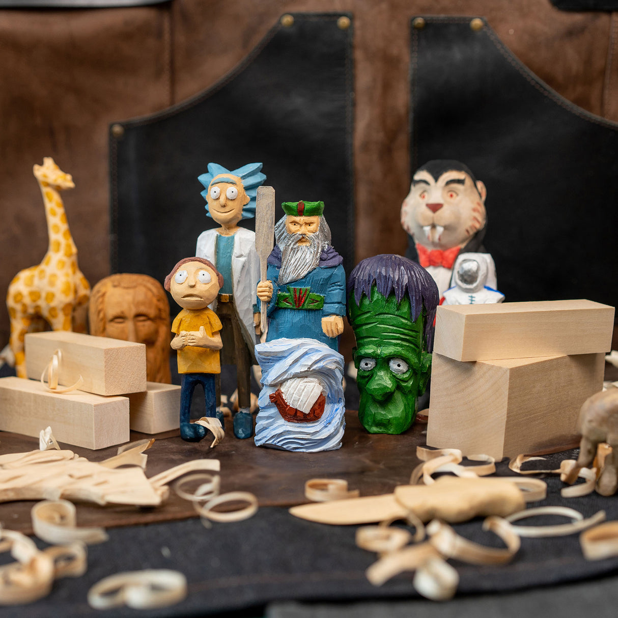 BeaverCraft Basswood Carving Blocks, Set of 5