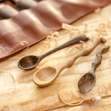 BeaverCraft 10 Piece Deluxe Wood Carving Set in Genuine Leather Tool Roll