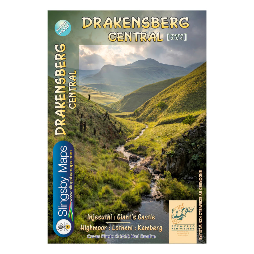 Slingsby Drakensberg Central Hiking Map, Edition 3