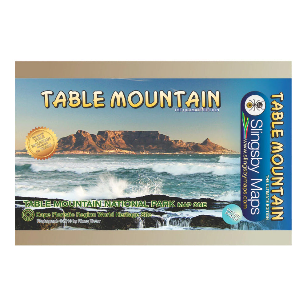 Slingsby Table Mountain Hiking Map, Edition 15
