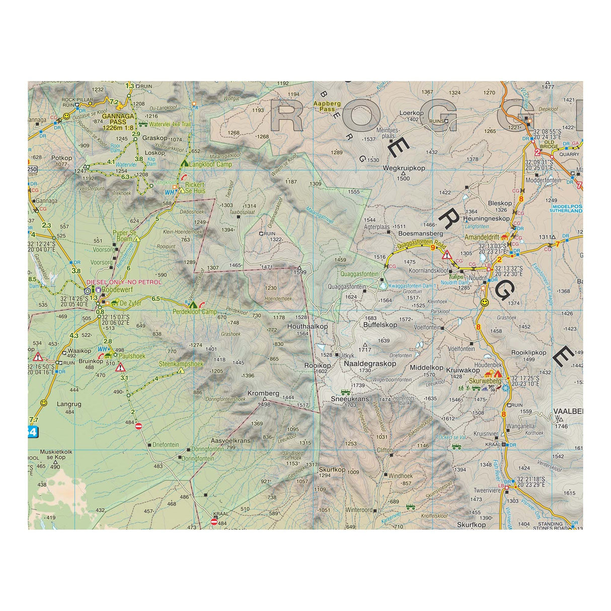 Slingsby Tankwa-Karoo Touring Map, Edition 3