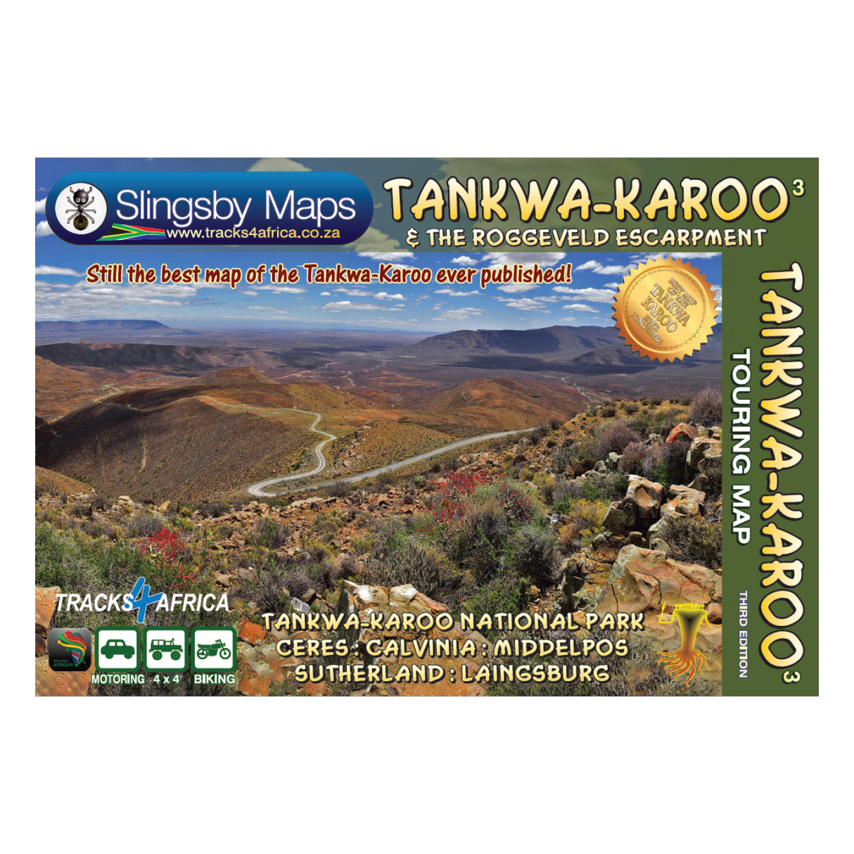 Slingsby Tankwa-Karoo Touring Map, Edition 3