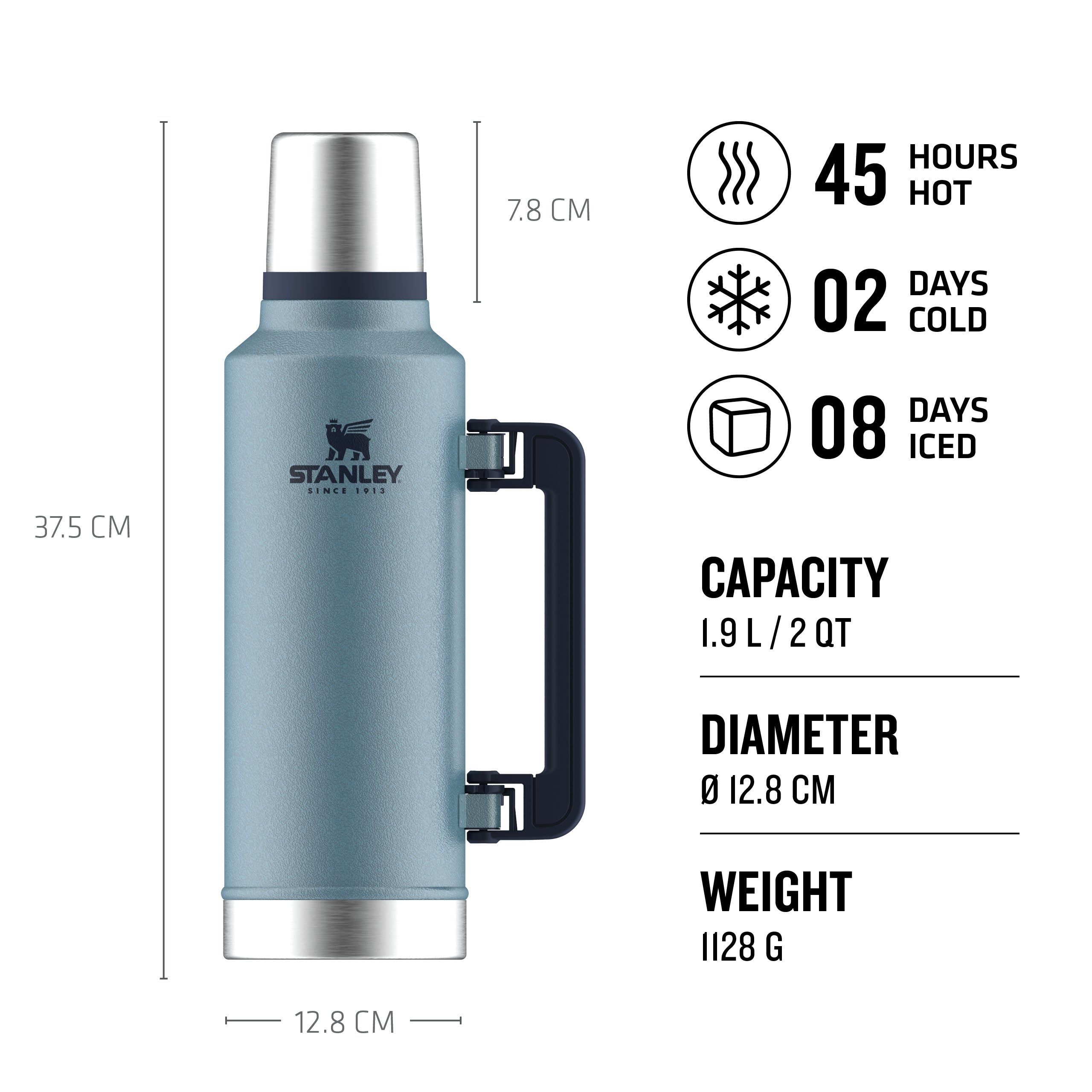 【新品】STANLEY CLASSIC BOTTLE 1.9Lスタンレー Classic Legendary Insulated Bottle | 1.9 L | Stanley