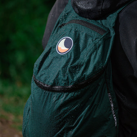 Ticket To The Moon Lightweight Foldable Mini Backpack, Water Resistant Edition