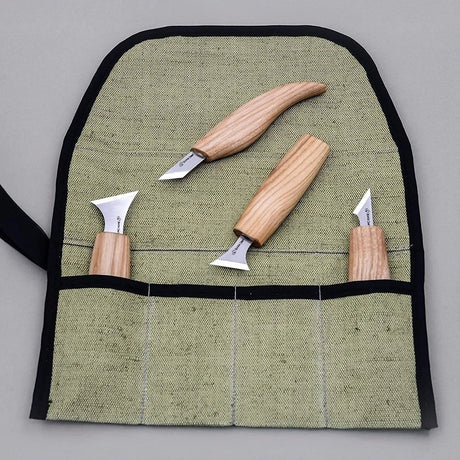 BeaverCraft 4 Pocket Canvas Tool Roll
