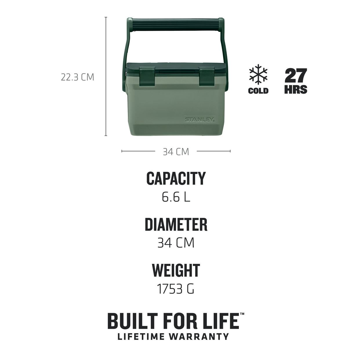 Stanley The Easy Carry Outdoor Cooler 6.6 Litre